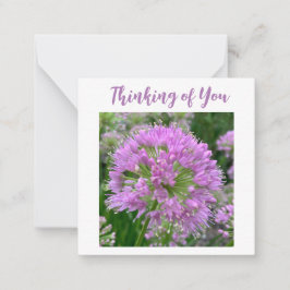 Mini Notes "Thinking of You" Notitiekaartje