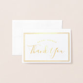 Mini-omhulde Vrijgezellenfeest Hartelijk dank voor Folie Kaarten (Voorkant met envelop)