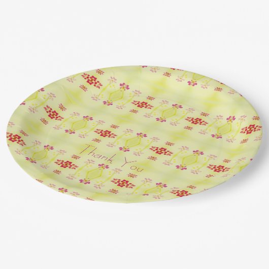 Mini-ontwerp met patronen papieren bordje (Gekanteld)