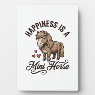 Mini Paard Vintage Gravure Cute Pony Shirt Ontwerp Fotoplaat