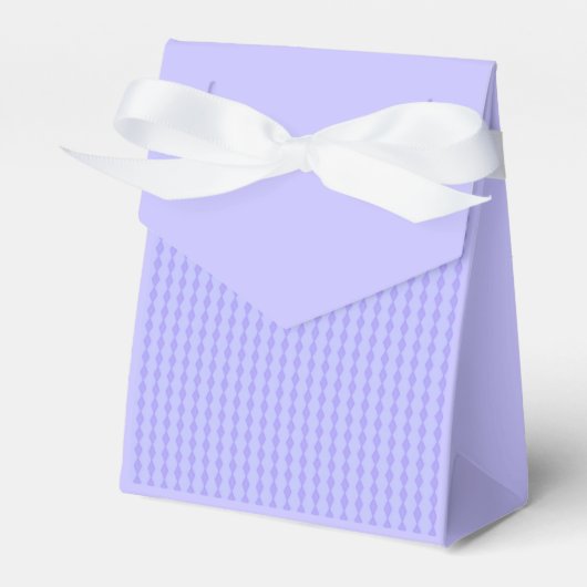 Mini Paarse Diamant Patroon Bedankdoosjes (Voorkant Zijde)