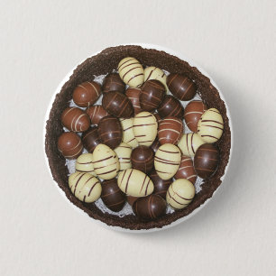 Mini Paaseieren in chocoladenest Ronde Button 5,7 Cm