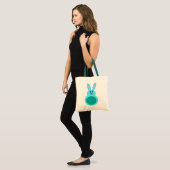 Mini Paashaas Aqua Snoep Totebag Tote Bag (Voorkant (model))