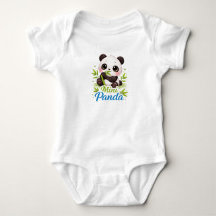 Mini Panda Baby Body – Schattige Pandawelp met Bam Romper