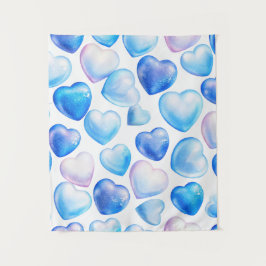 "Mini Pastel Hart Wandtapijt – 86x102 cm" Wandkleed