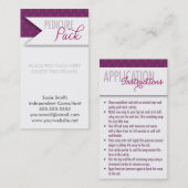 Mini Pedicure Pack Visitekaartje (Voorkant / Achterkant)