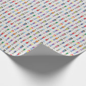 Mini People Video Game Fun Cadeaupapier (Hoek)