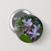 mini Phal-orchideeën Ronde Button 5,7 Cm (Voorkant /achterkant)