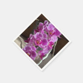 Mini Phalaenopsis Sogo Vivien Paarse orchideebloem Servet (Hoek)