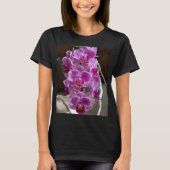 Mini Phalaenopsis Sogo Vivien Paarse orchideebloem T-shirt (Voorkant)