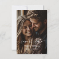 Mini Photo Flat Save the Date Kaart