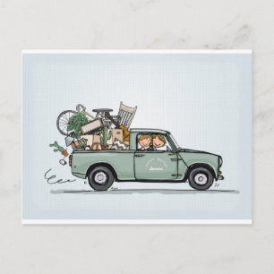  mini Pickup Briefkaart