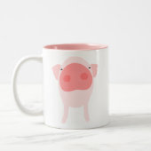 Mini Pig Tweekleurige Koffiemok (Links)
