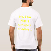 Mini Pin lijkt op elkaar T-shirt (Achterkant)