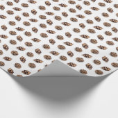 Mini Pine Cones op wit Cadeaupapier (Hoek)
