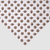 Mini Pine Cones Pattern Tissuepapier (Detail)