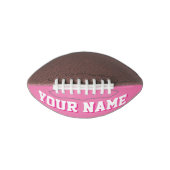 Mini  PINK EN WHITE persoonlijk Football (Voorkant)
