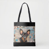 Mini Pinscher Tote Bag (Voorkant)