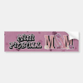 Mini Pitbull MOM Bumpersticker (Voorkant)