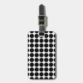 Mini Polka Dots Bagagelabel (Voorkant verticaal)