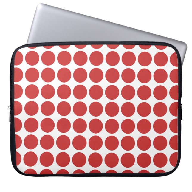 Mini Polka Dots Electronics Sleeve (Voorkant)