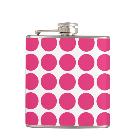 Mini Polka Dots Flask Heupfles (Voorkant)