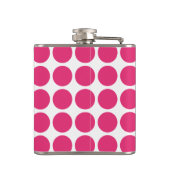 Mini Polka Dots Flask Heupfles (Achterkant)