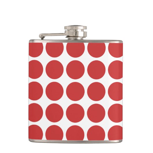 Mini Polka Dots Flask Heupfles (Voorkant)