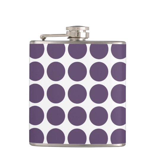 Mini Polka Dots Flask Heupfles (Voorkant)