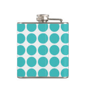Mini Polka Dots Flask Heupfles (Achterkant)