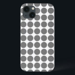 Mini Polka Dots iPad Air BT Hoesje<br><div class="desc">Cute en trendy Mini Polka Dots Hoesje-Mate Barely Daar iPad Air Case. In dit ontwerp zijn kleine cirkelbladstippen in grijs en wit te zien. De tekst kan aan dit ontwerp worden toegevoegd om het een persoonlijke aanraking te geven.</div>