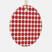 Mini Polka Dots Ornament (Rechts)