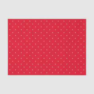 Mini Polka Dots Rode Kerst Vakantie Tissue Papier
