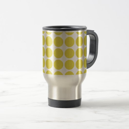 Mini Polka Dots Travel Mug Reisbeker (Voorkant rechts)