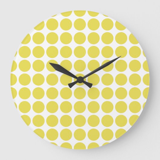 Mini Polka Dots Wall klok (Voorkant)