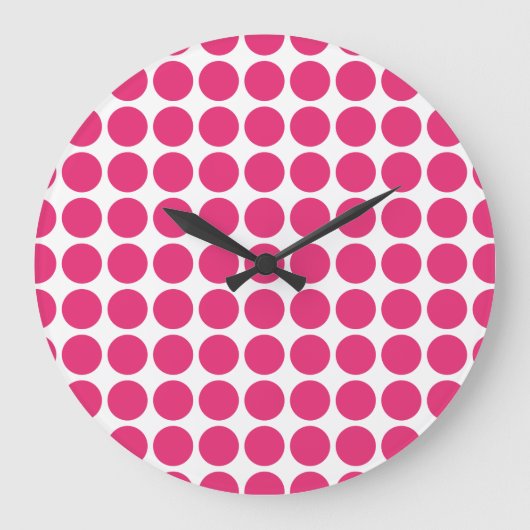 Mini Polka Dots Wall klok (Voorkant)