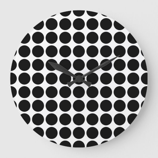 Mini Polka Dots Wall klok (Voorkant)