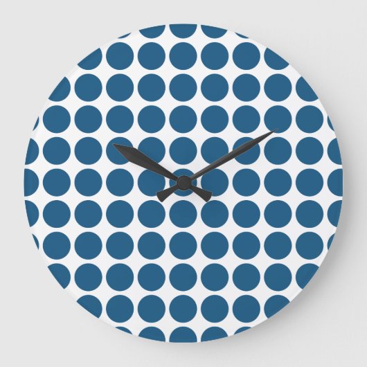 Mini Polka Dots Wall klok (Voorkant)