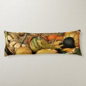 Mini pompoenen en kalebassen assortiment Herfst fo Lichaamskussen (Achterkant)