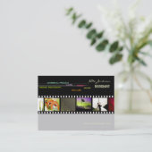 Mini Portfolio visitekaartjes foto's sjabloon (Staand voorkant)