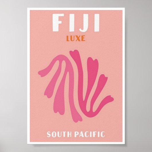 Mini Poster - Fiji Luxe (Voorkant)