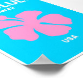 Mini Poster - Honolulu Hawaii (Hoek)