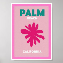 Mini Poster - Palm Beach, Californië