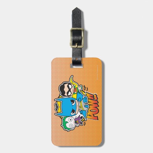 Mini Pow Bagagelabel (Voorkant verticaal)