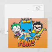 Mini Pow Briefkaart (Voorkant / Achterkant)