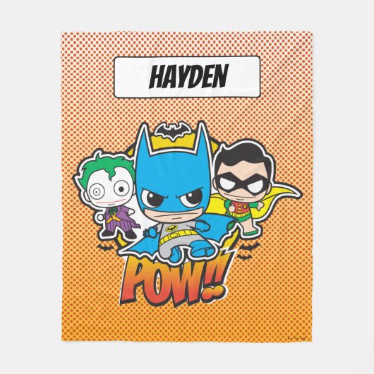 Mini Pow Fleece Deken (Voorkant)