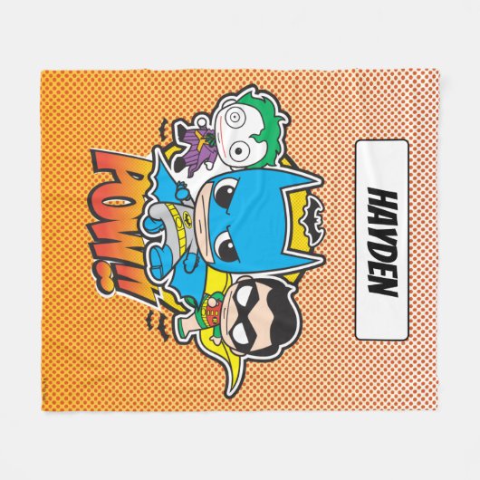 Mini Pow Fleece Deken (Voorkant (Horizontaal))