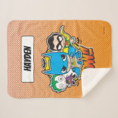 Mini Pow Sherpa Deken (Voorkant (horizontaal))