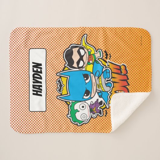 Mini Pow Sherpa Deken (Voorkant (horizontaal))