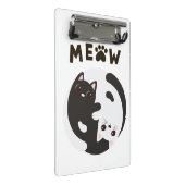 Mini Prancheta Meow da Mon Petit Livre Klembord (Schuin)
